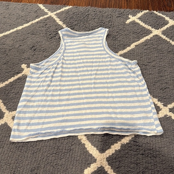 Frame Blue and White Striped Tank - Picture 4 of 5